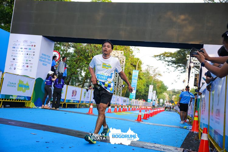 Race photo from Taman Budaya x BOGORUN 2025