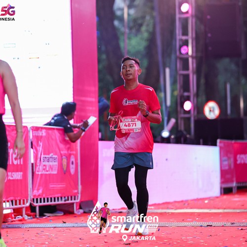 Race photo from SMARTFREN RUN 2026