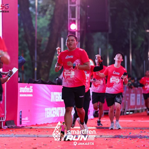 Race photo from SMARTFREN RUN 2026