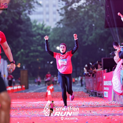 Race photo from SMARTFREN RUN 2026