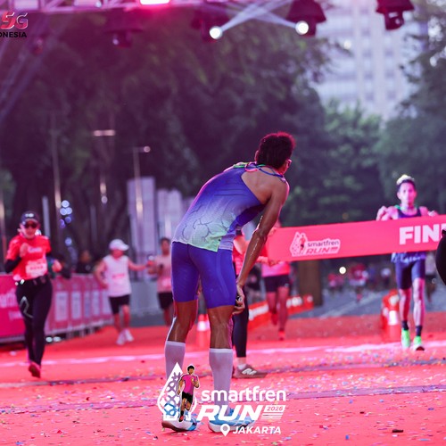 Race photo from SMARTFREN RUN 2026