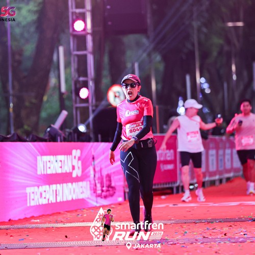 Race photo from SMARTFREN RUN 2026