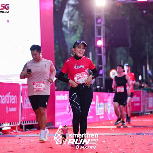 Race photo from SMARTFREN RUN 2026