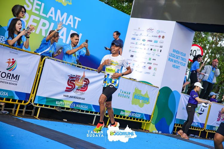 Race photo from Taman Budaya x BOGORUN 2025