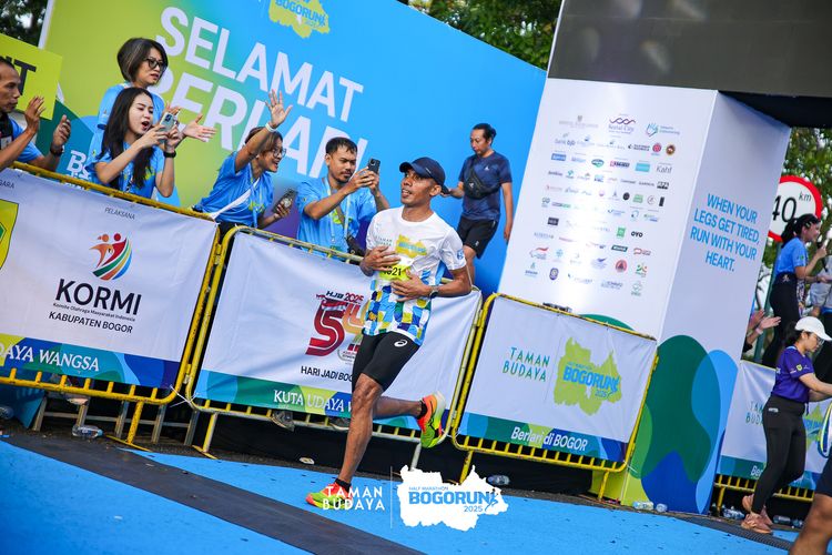 Race photo from Taman Budaya x BOGORUN 2025