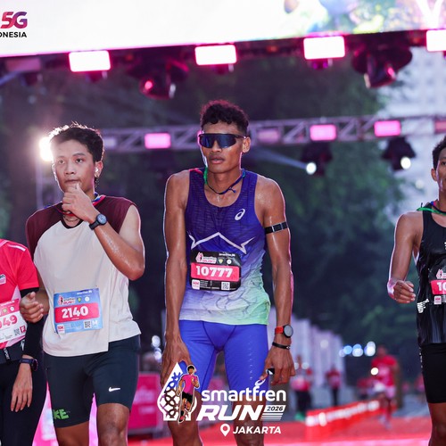 Race photo from SMARTFREN RUN 2026