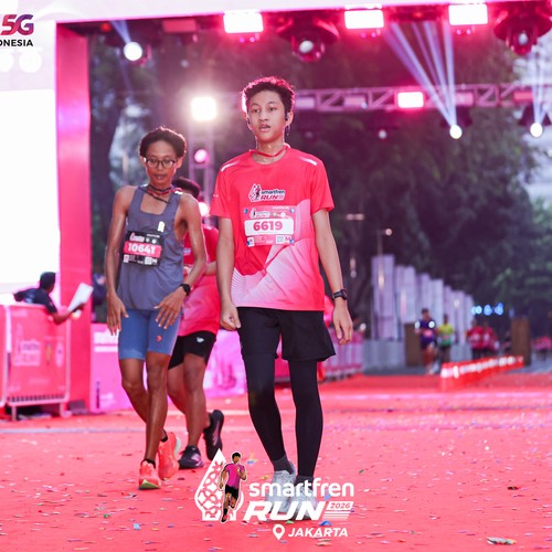 Race photo from SMARTFREN RUN 2026