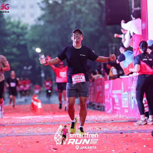 Race photo from SMARTFREN RUN 2026