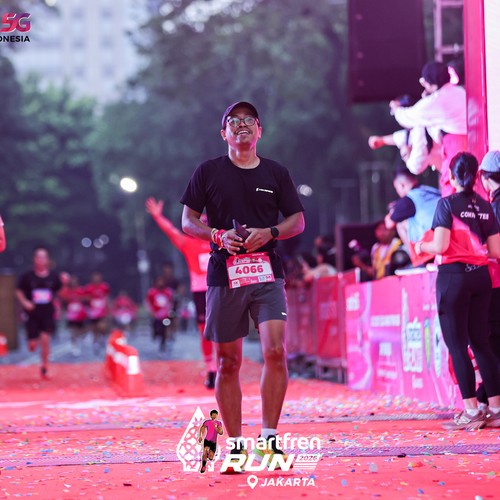 Race photo from SMARTFREN RUN 2026