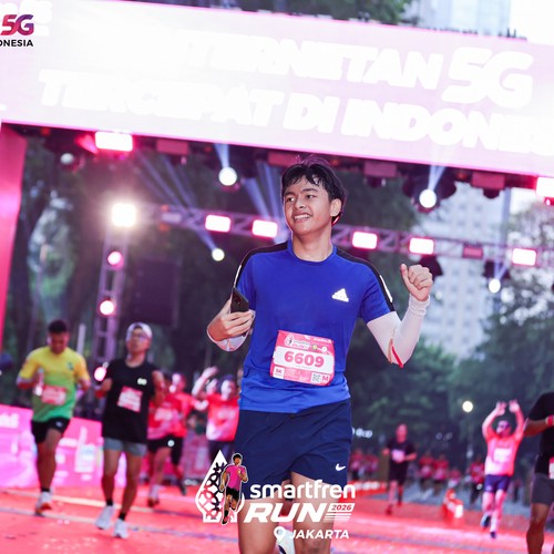 Race photo from SMARTFREN RUN 2026