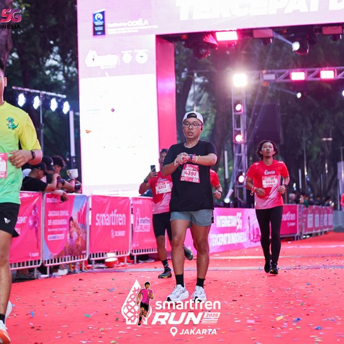 Race photo from SMARTFREN RUN 2026