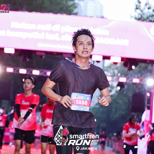 Race photo from SMARTFREN RUN 2026