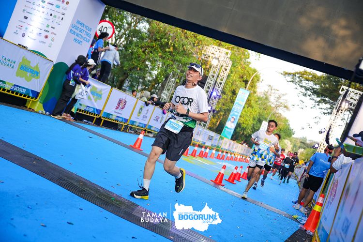 Race photo from Taman Budaya x BOGORUN 2025