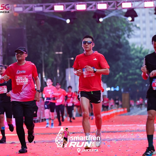 Race photo from SMARTFREN RUN 2026