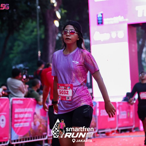 Race photo from SMARTFREN RUN 2026