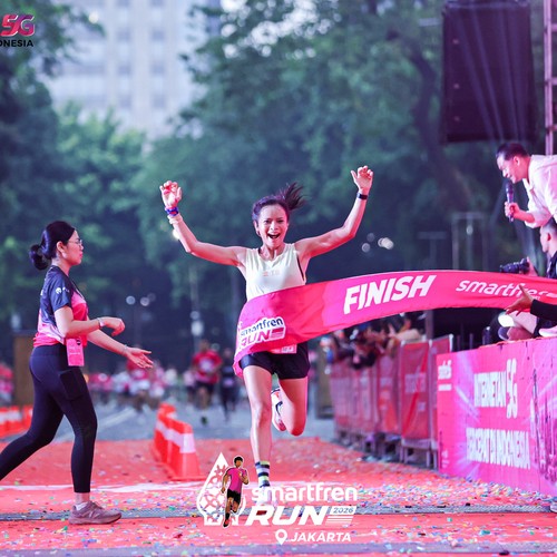 Race photo from SMARTFREN RUN 2026
