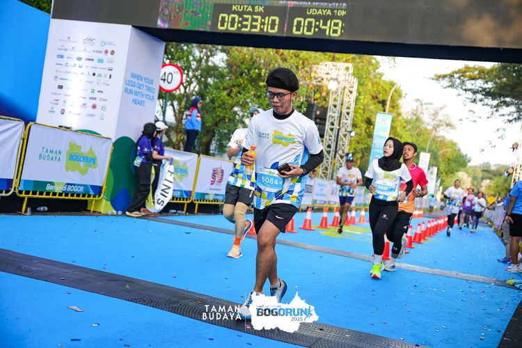 Race photo from Taman Budaya x BOGORUN 2025