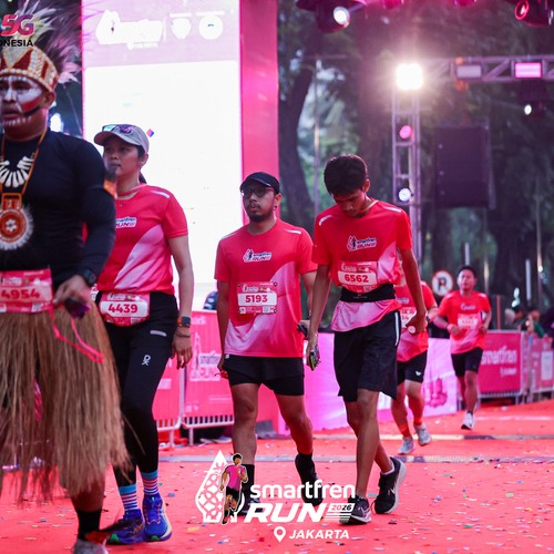 Race photo from SMARTFREN RUN 2026