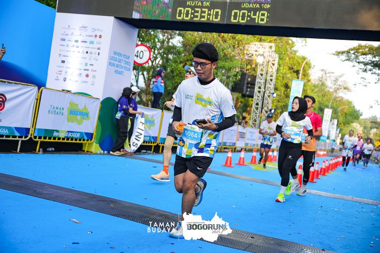 Race photo from Taman Budaya x BOGORUN 2025