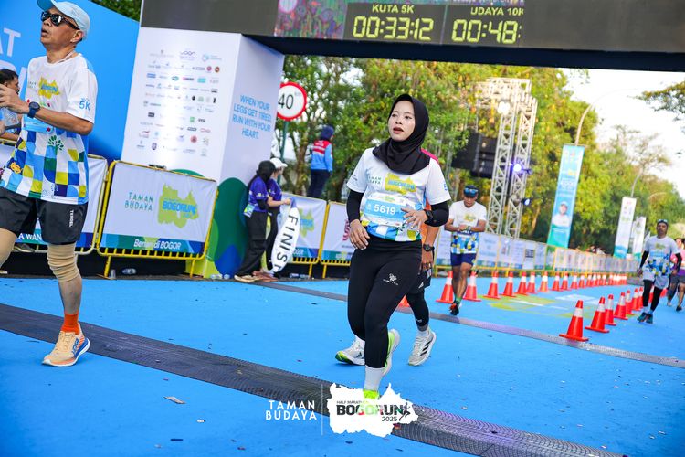 Race photo from Taman Budaya x BOGORUN 2025