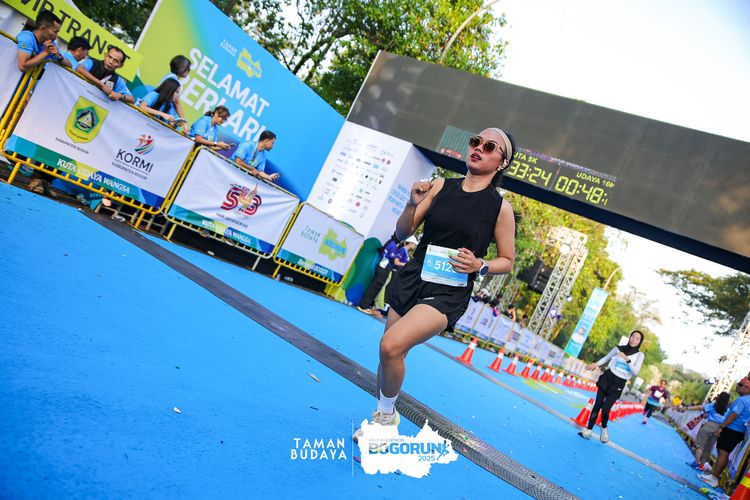 Race photo from Taman Budaya x BOGORUN 2025