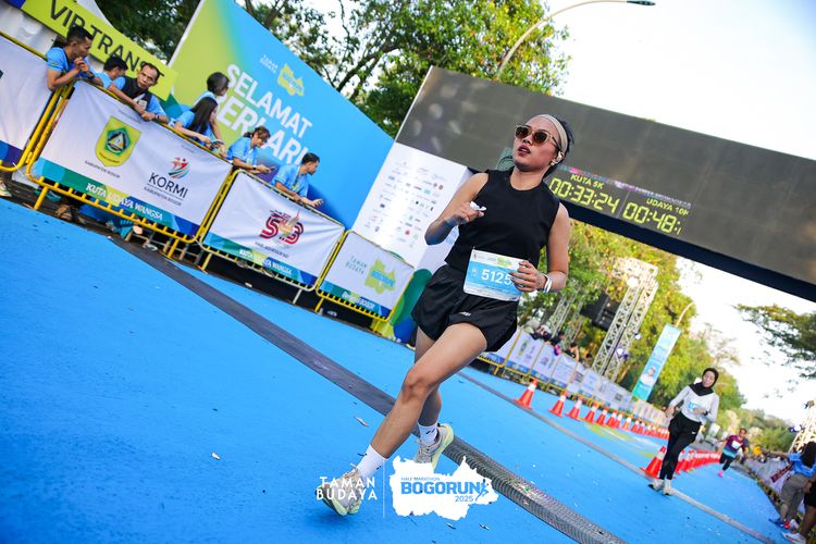 Race photo from Taman Budaya x BOGORUN 2025