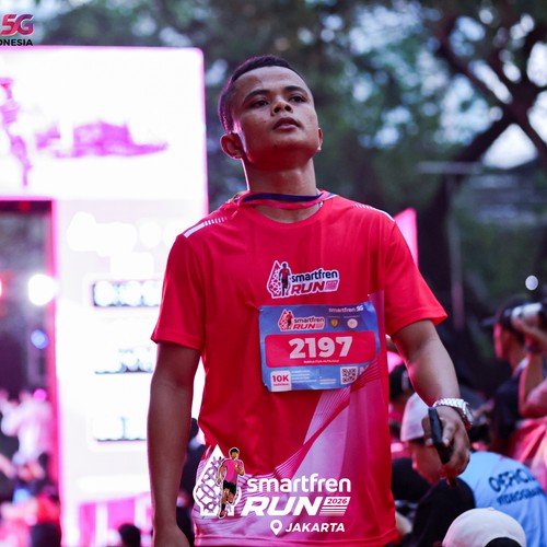 Race photo from SMARTFREN RUN 2026