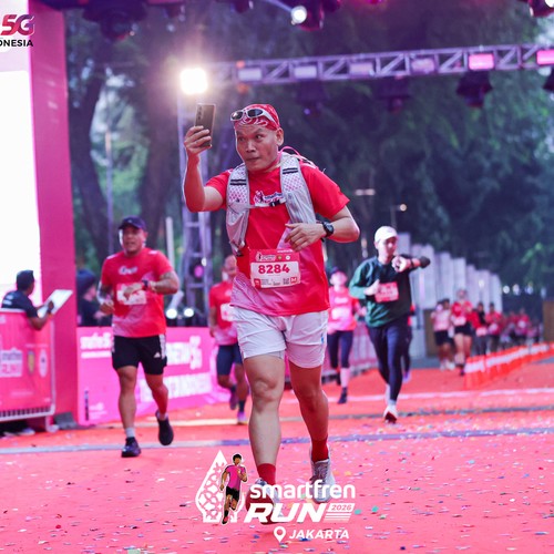 Race photo from SMARTFREN RUN 2026