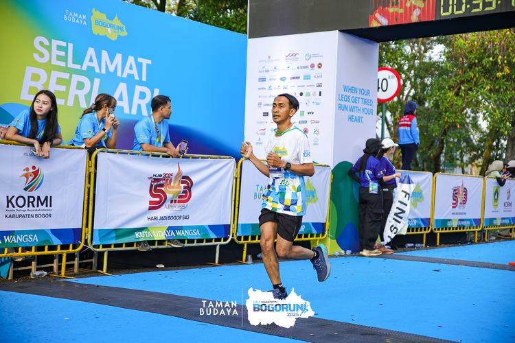 Race photo from Taman Budaya x BOGORUN 2025