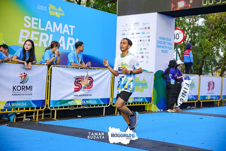 Race photo from Taman Budaya x BOGORUN 2025