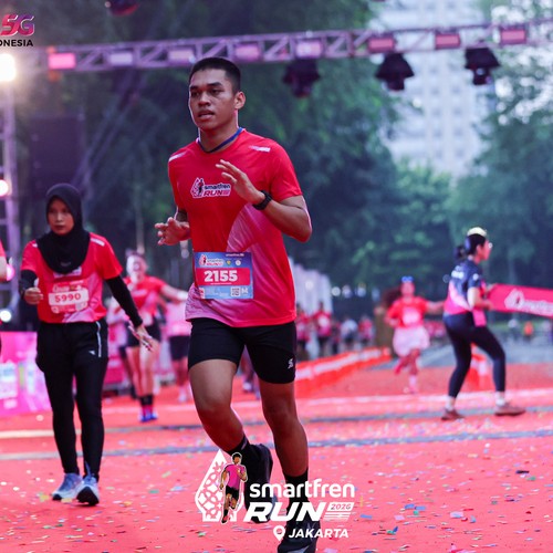 Race photo from SMARTFREN RUN 2026