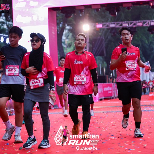 Race photo from SMARTFREN RUN 2026