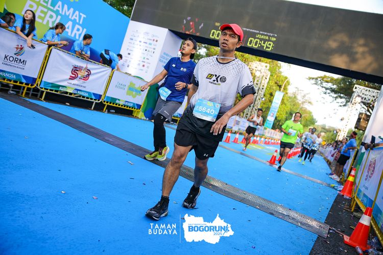 Race photo from Taman Budaya x BOGORUN 2025