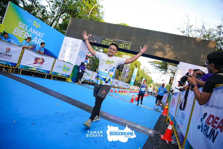 Race photo from Taman Budaya x BOGORUN 2025
