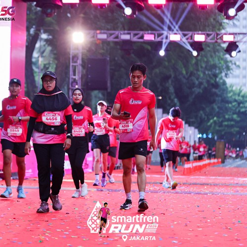 Race photo from SMARTFREN RUN 2026