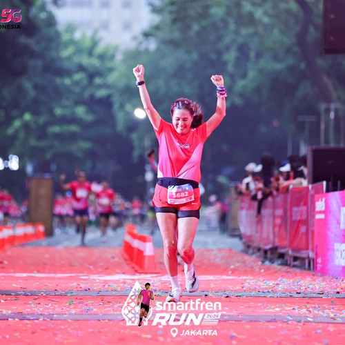 Race photo from SMARTFREN RUN 2026