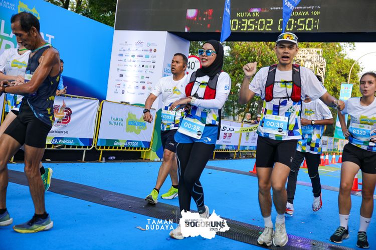 Race photo from Taman Budaya x BOGORUN 2025