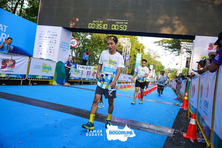 Race photo from Taman Budaya x BOGORUN 2025