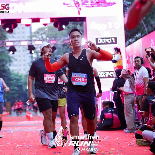 Race photo from SMARTFREN RUN 2026