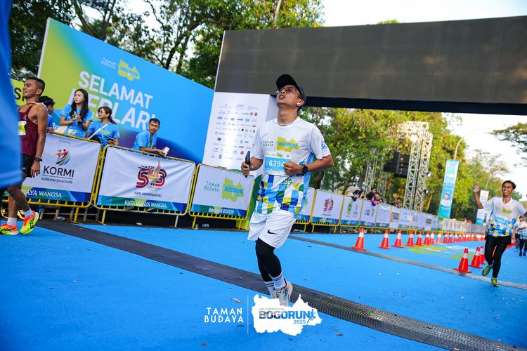 Race photo from Taman Budaya x BOGORUN 2025