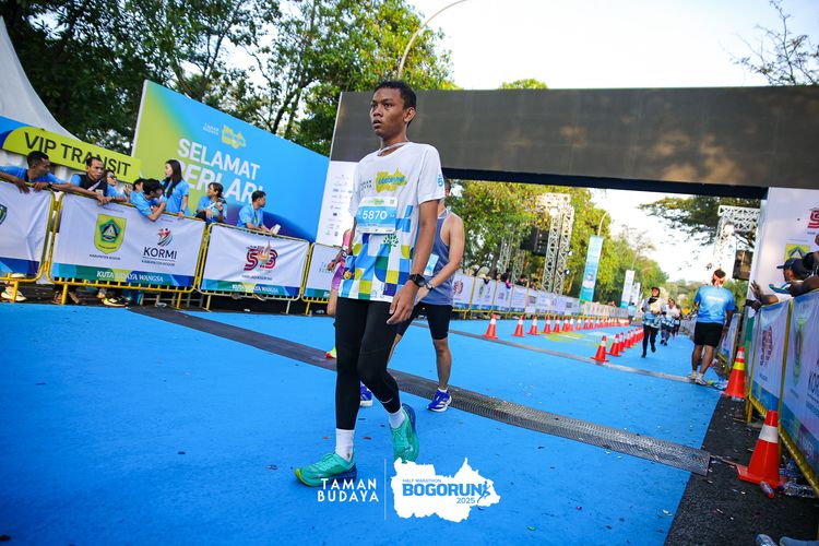 Race photo from Taman Budaya x BOGORUN 2025