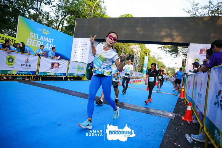 Race photo from Taman Budaya x BOGORUN 2025