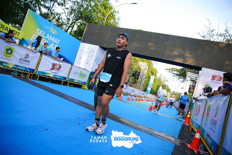 Race photo from Taman Budaya x BOGORUN 2025