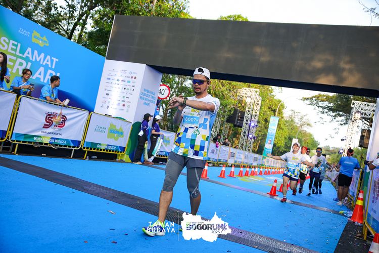 Race photo from Taman Budaya x BOGORUN 2025