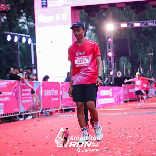 Race photo from SMARTFREN RUN 2026