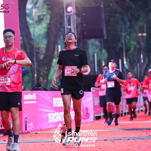 Race photo from SMARTFREN RUN 2026