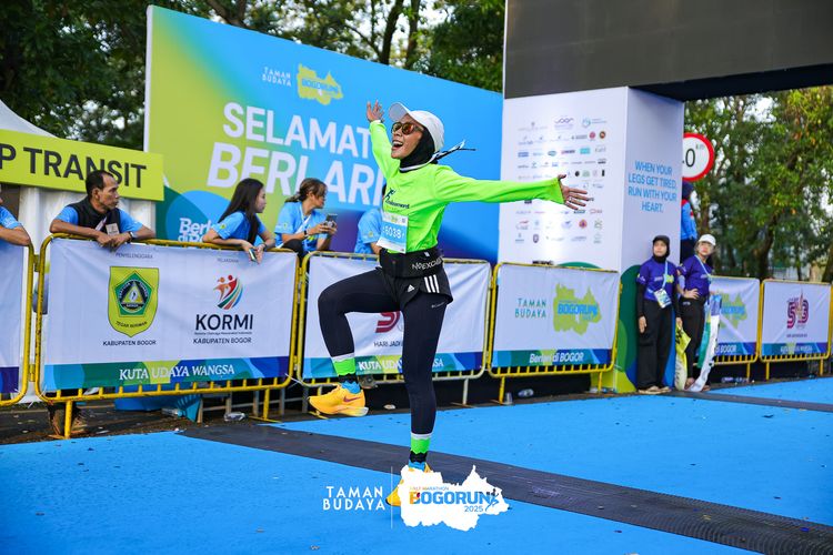 Race photo from Taman Budaya x BOGORUN 2025
