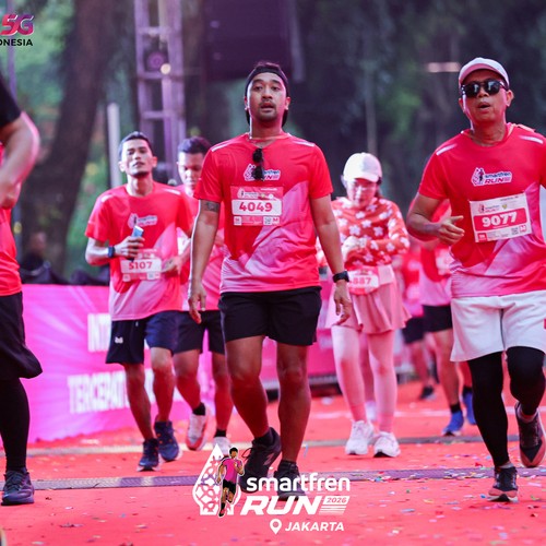 Race photo from SMARTFREN RUN 2026