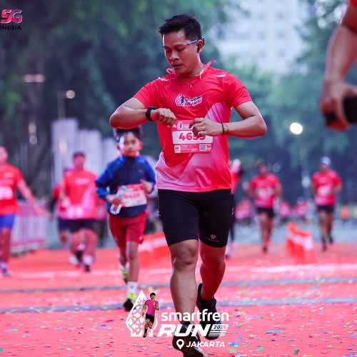 Race photo from SMARTFREN RUN 2026