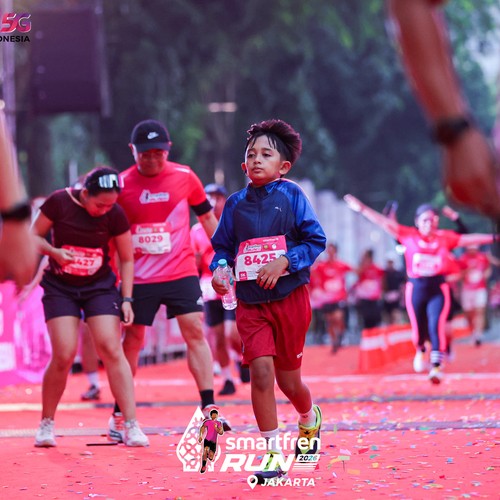 Race photo from SMARTFREN RUN 2026